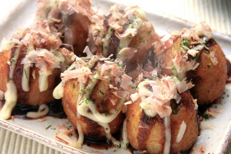 日本传统美食章鱼烧