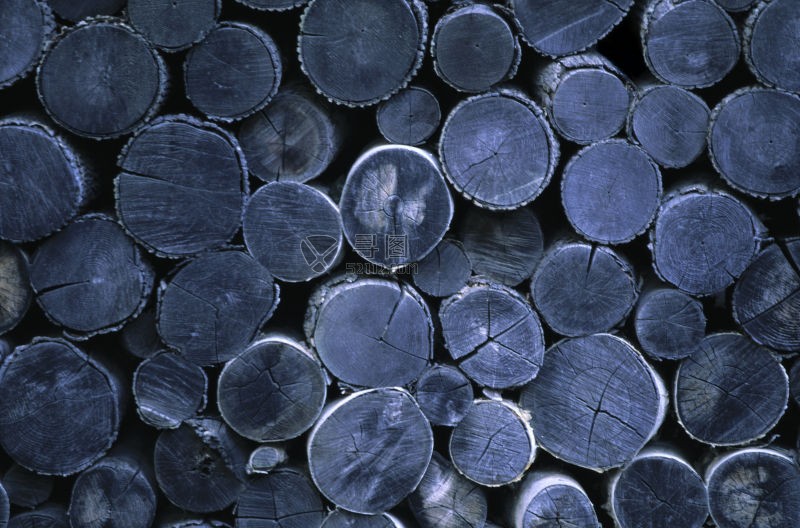 灰色的木材截面背景