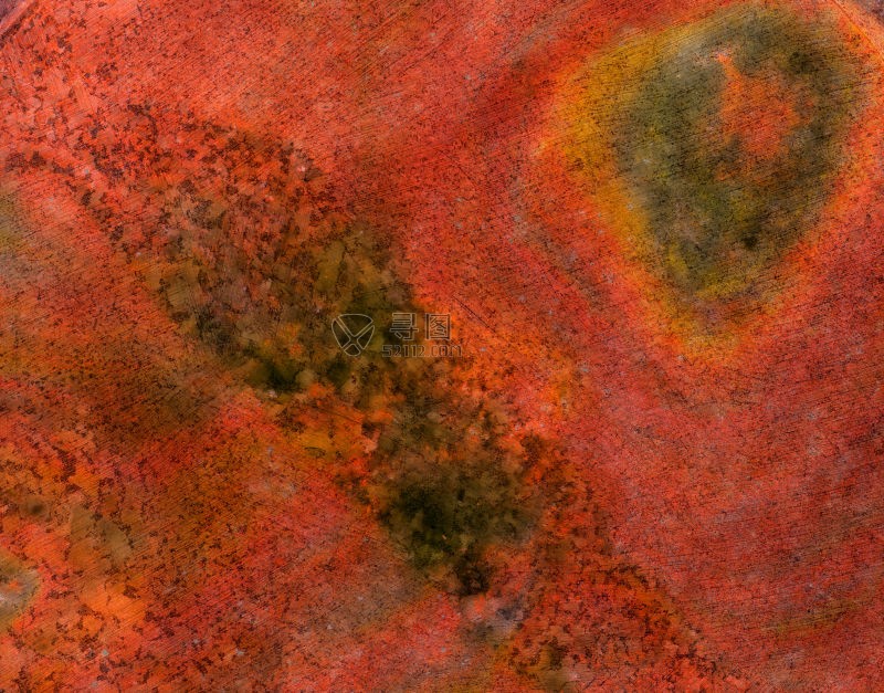 生锈的红色金属表面