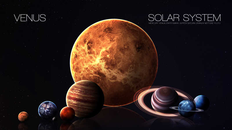 太阳系行星图片 金星高分辨率图表素材 高清图片 摄影照片 寻图免费打包下载