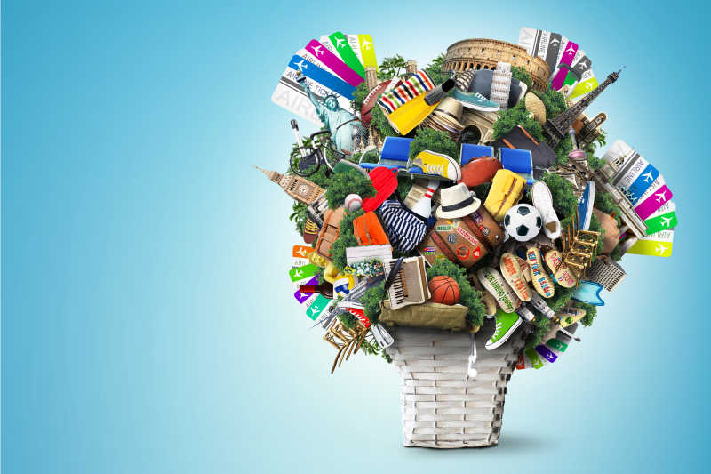 旅游主题设计概念