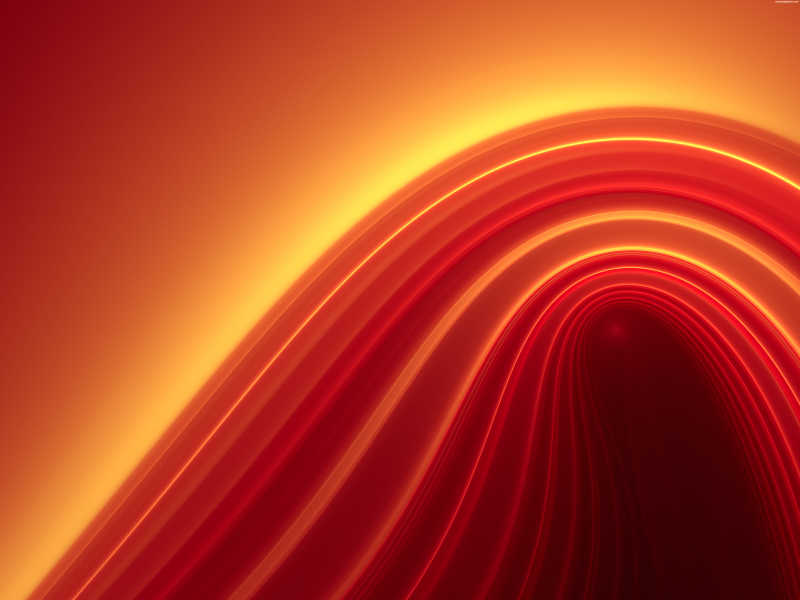 橙色波浪线条背景