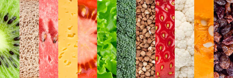 新鲜健康的食物