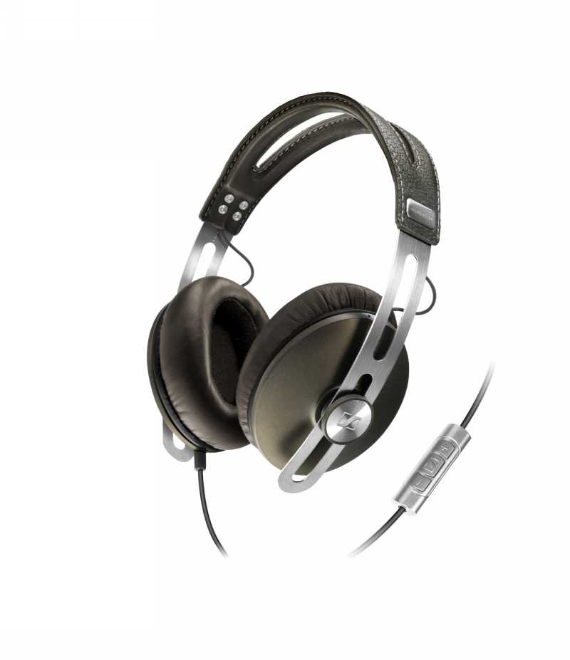 可调节黑色头戴式时尚耳机