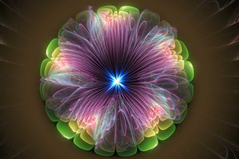 会发光的花型设计