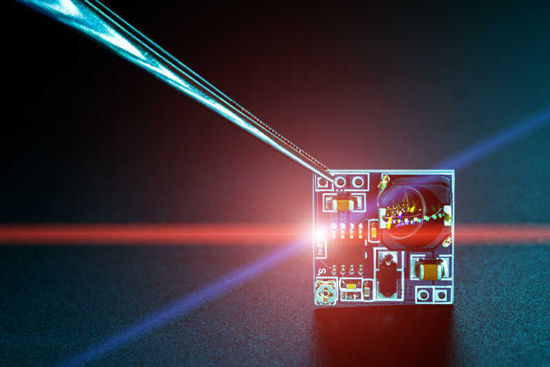 电路板上的微芯片