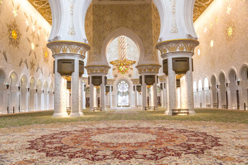 联合酋长国清真寺内部设计