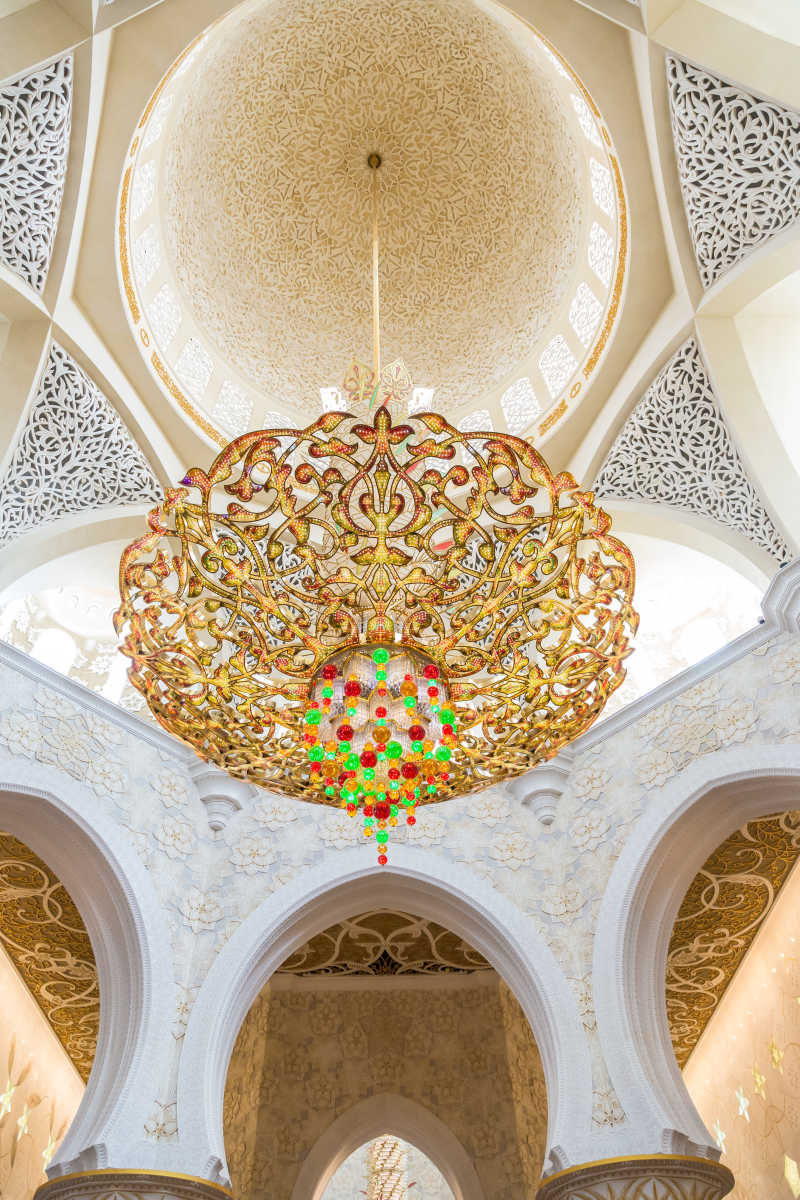 清真寺内部灯光设计