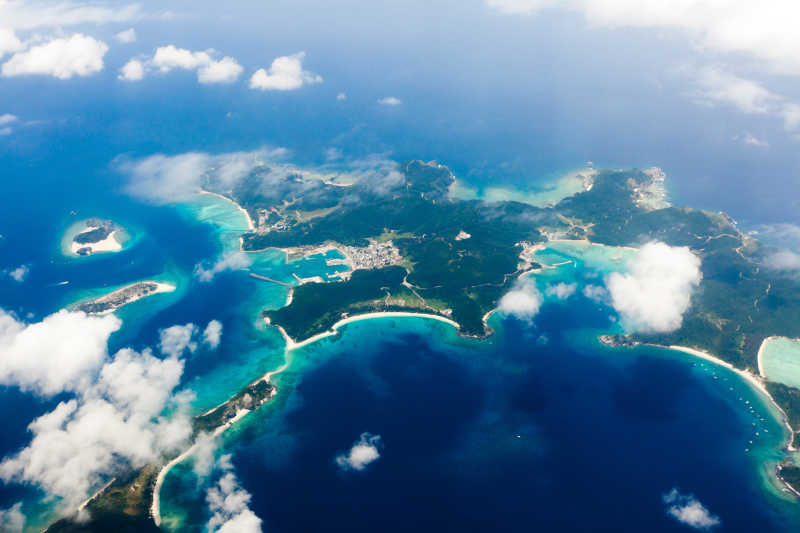日本南方群岛图片
