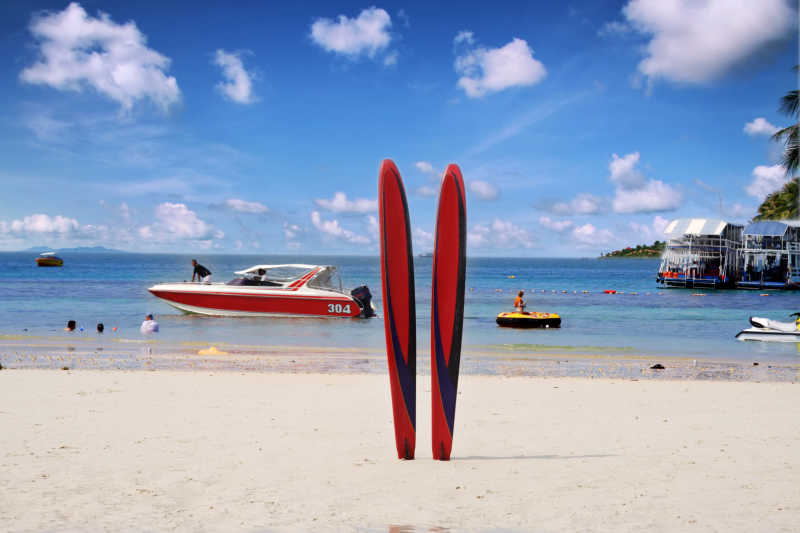 美丽的海边景色