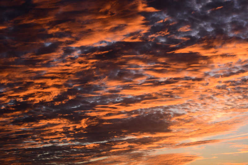 热带海边的日落