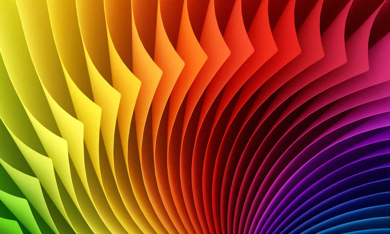 五颜六色的曲线纹理背景