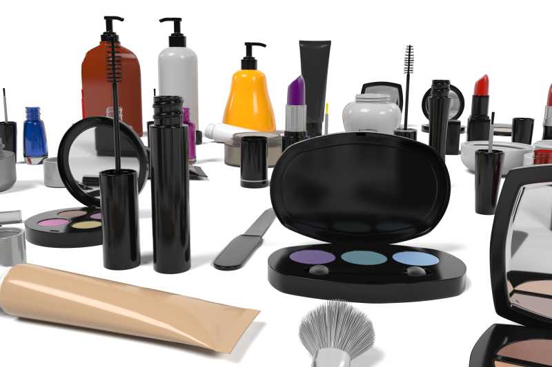 各式化妆品集