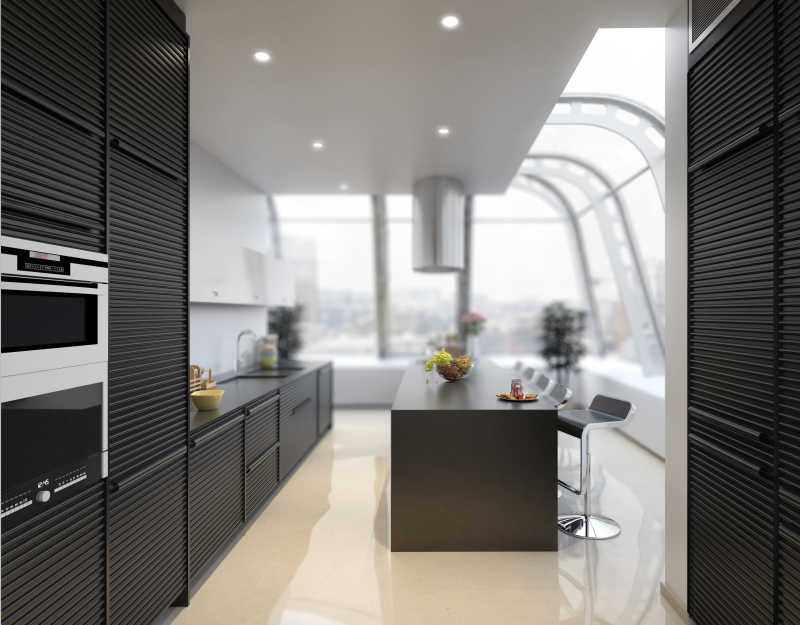 现代阁楼厨房设计