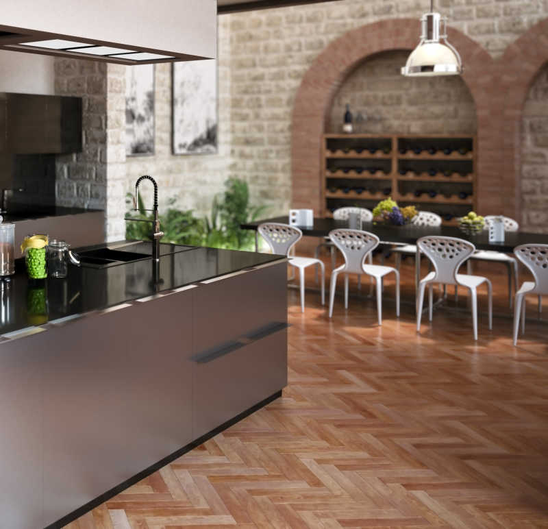 豪华厨房的设计