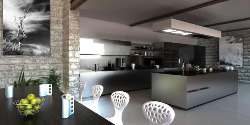 现代化豪华厨房设计