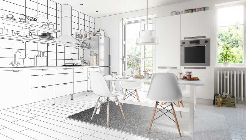 现代式厨房设计