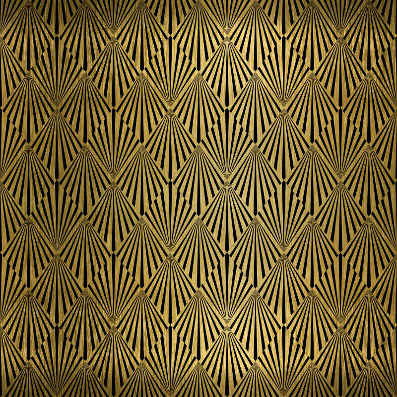 金色不规则图案背景