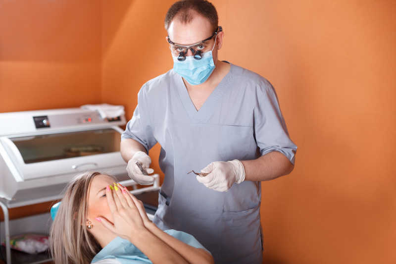 治疗牙齿前的紧张