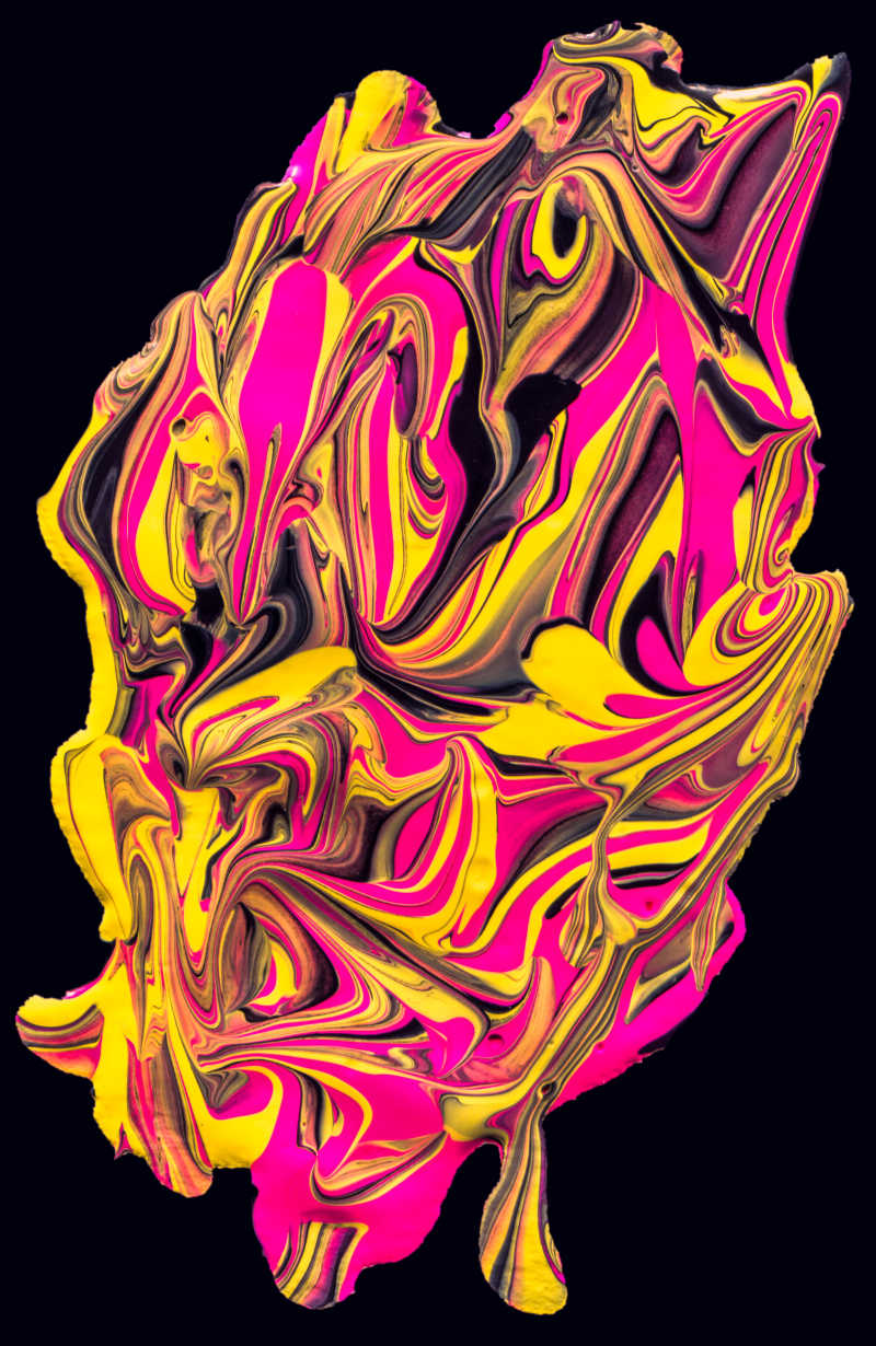 抽象的油漆图案