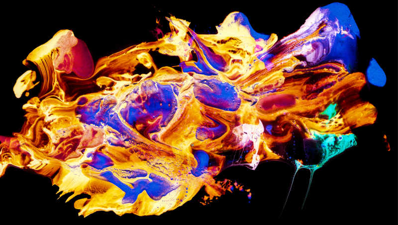 扩散中的绚丽油漆背景