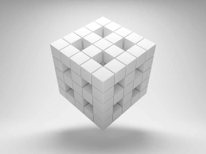 立方体图形图案设计图片