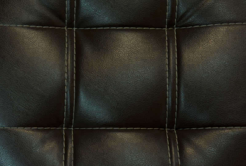 黑色真皮方格纹理