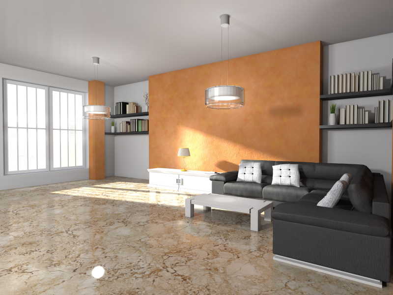 现代化的客厅装饰