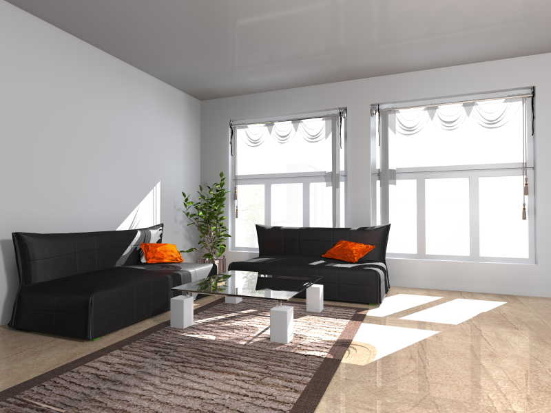 宽松舒适的现代客厅装修