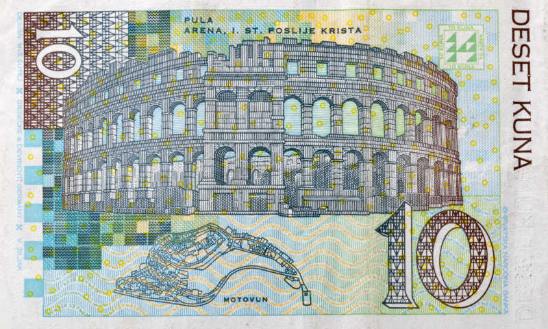 克罗地亚旧式纸币