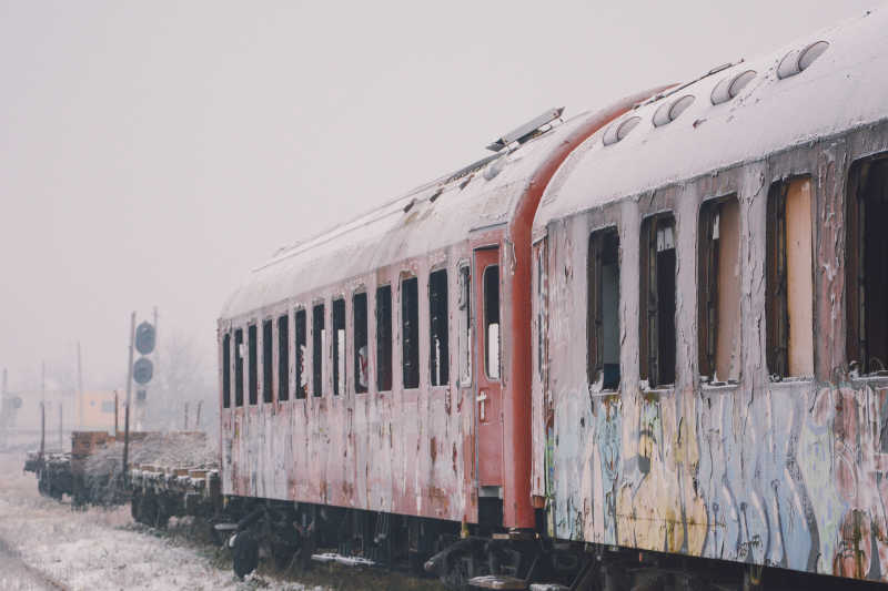 废弃的火车