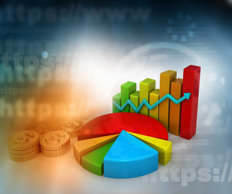 创意数据概念插画