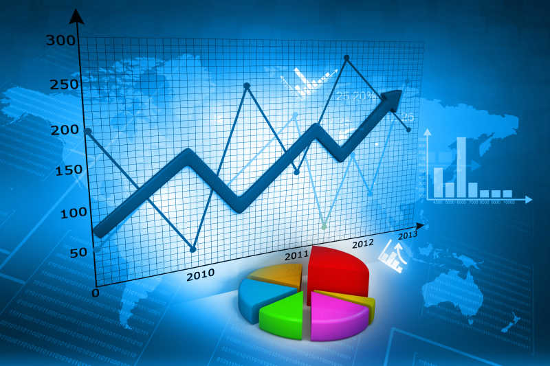 三维商业插画背景