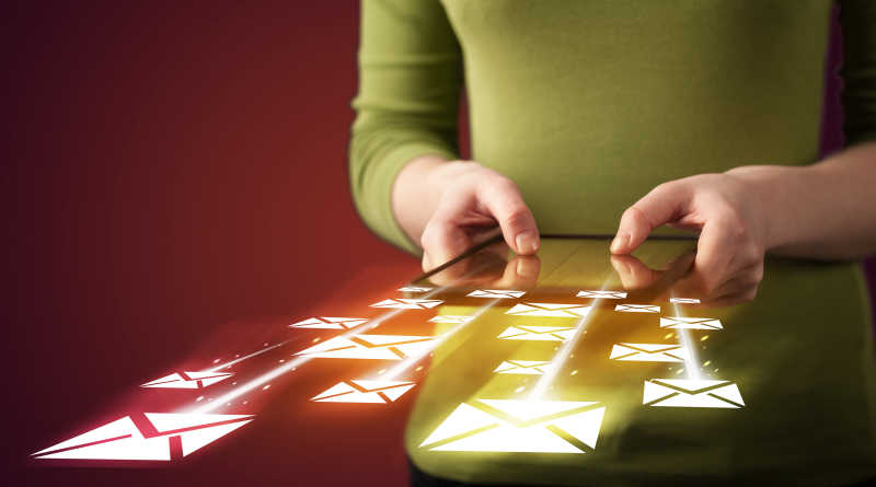 发送电子邮件图标的背景