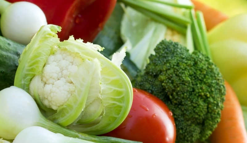 健康的新鲜蔬菜