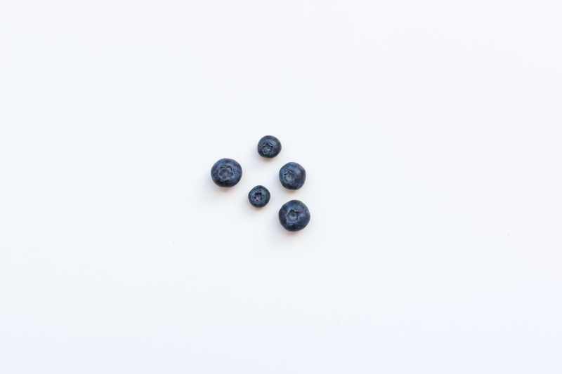 五个蓝莓