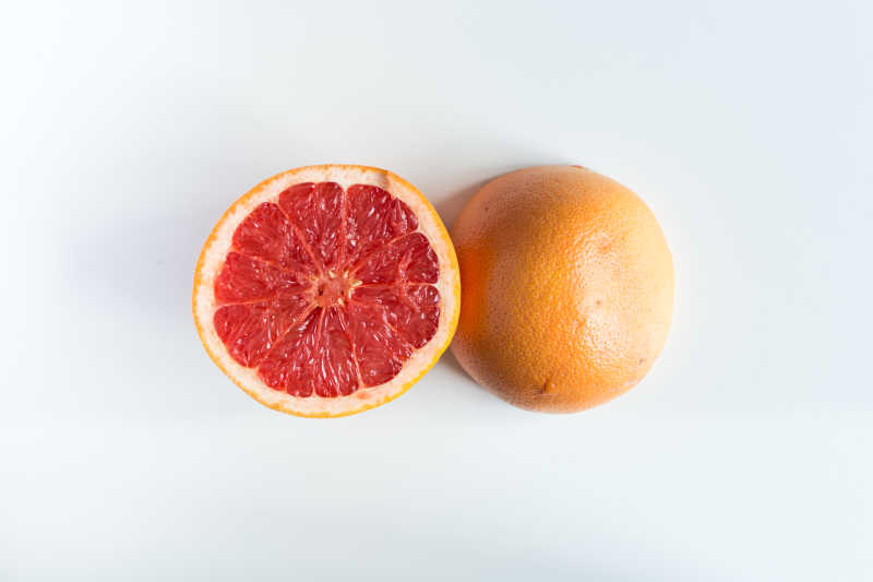 血橙切开剥开的图片图片