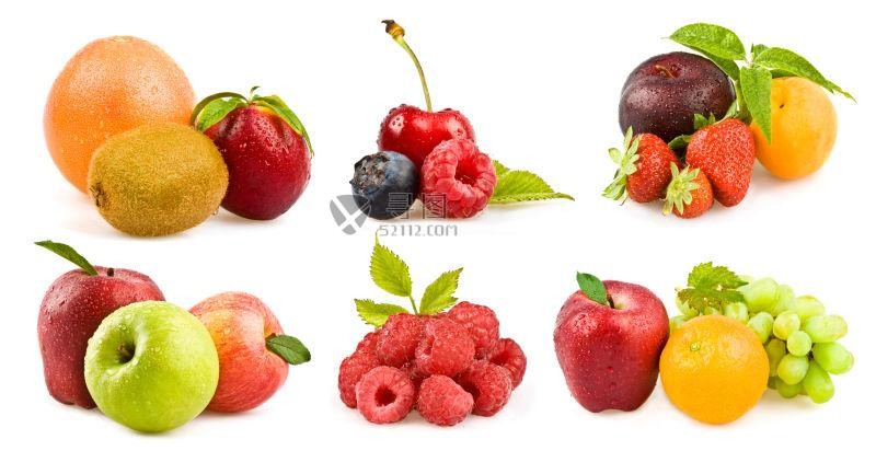 健康新鲜的混合水果