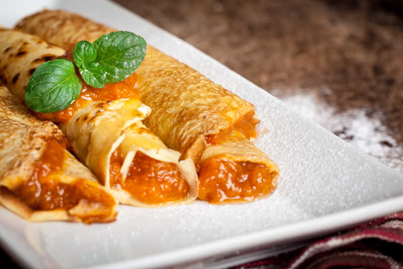 荷兰煎饼加果酱