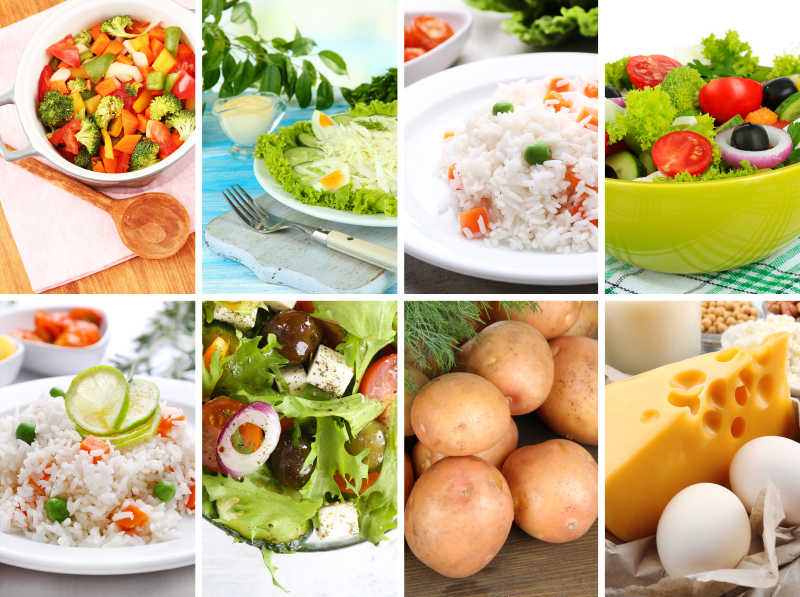 营养健康的美食