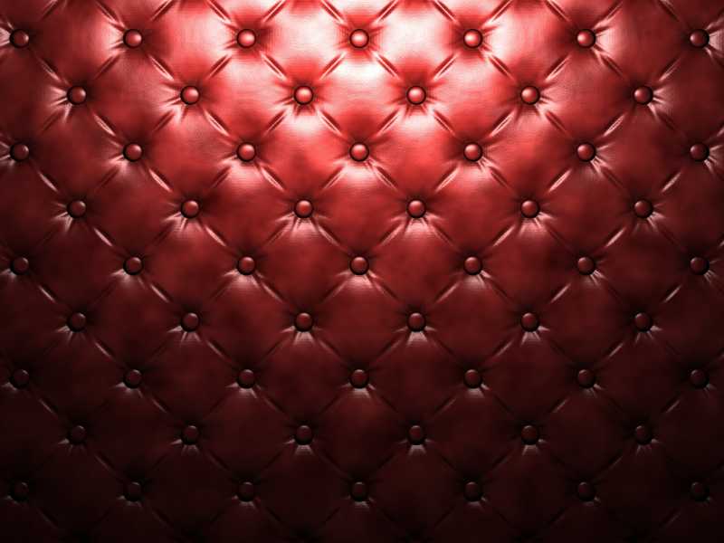 红色钮扣奢华皮革背景