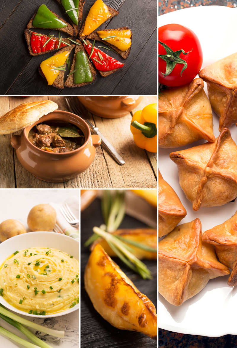 不同国家的食物