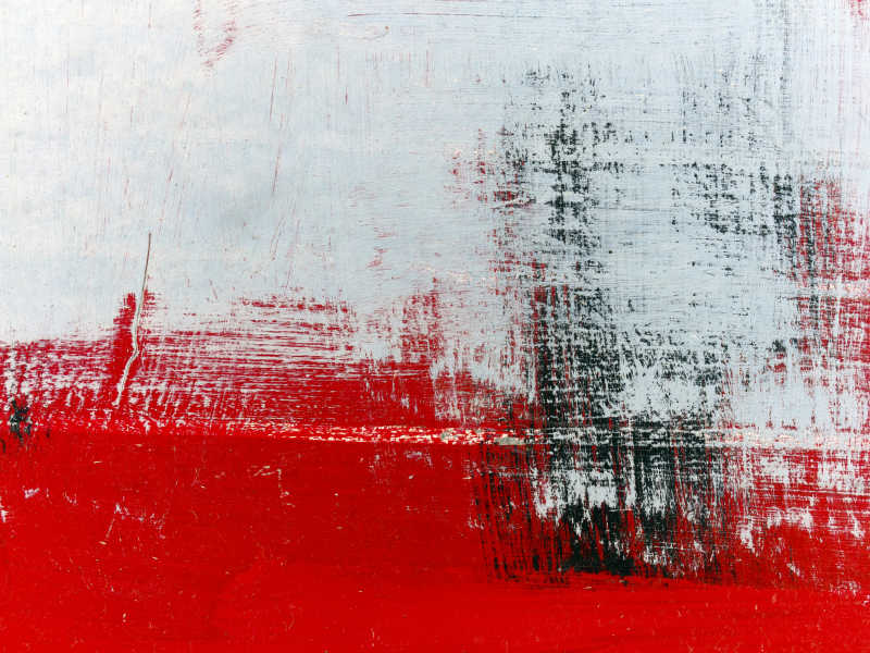 红黑色和白色油漆组成的街道涂鸦