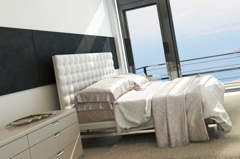 现代风格海景卧室