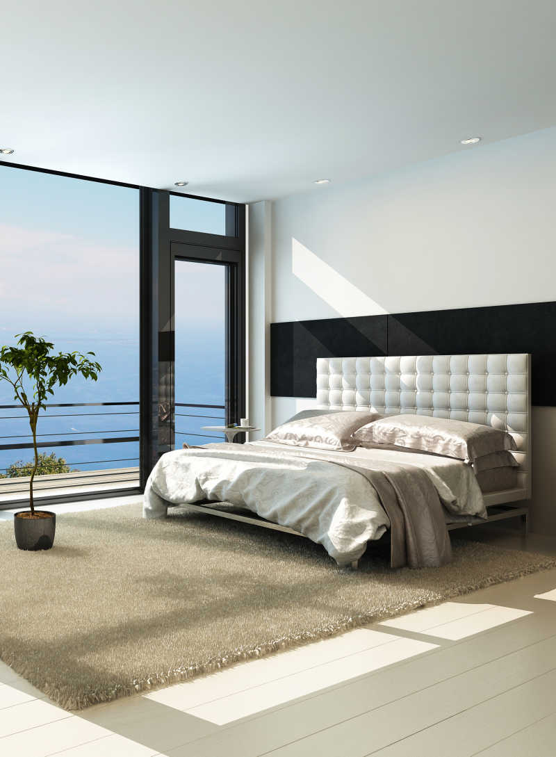 海边的现代设计风格卧室