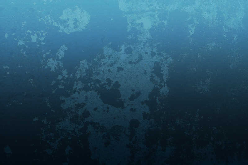 蓝色墙漆剥落的纹理背景