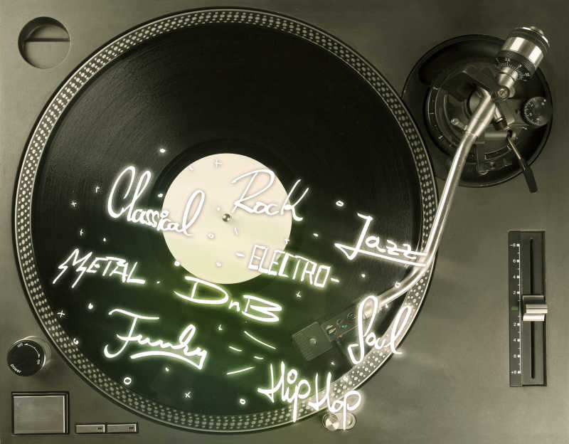 转台与乙烯以及音乐体裁写