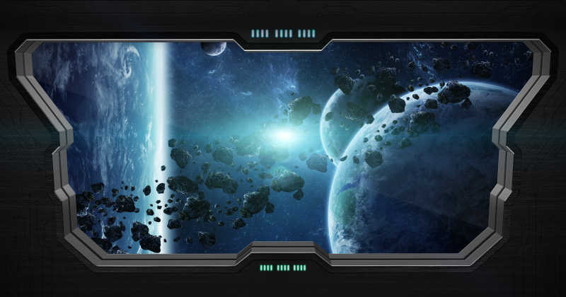 太空船外的太空