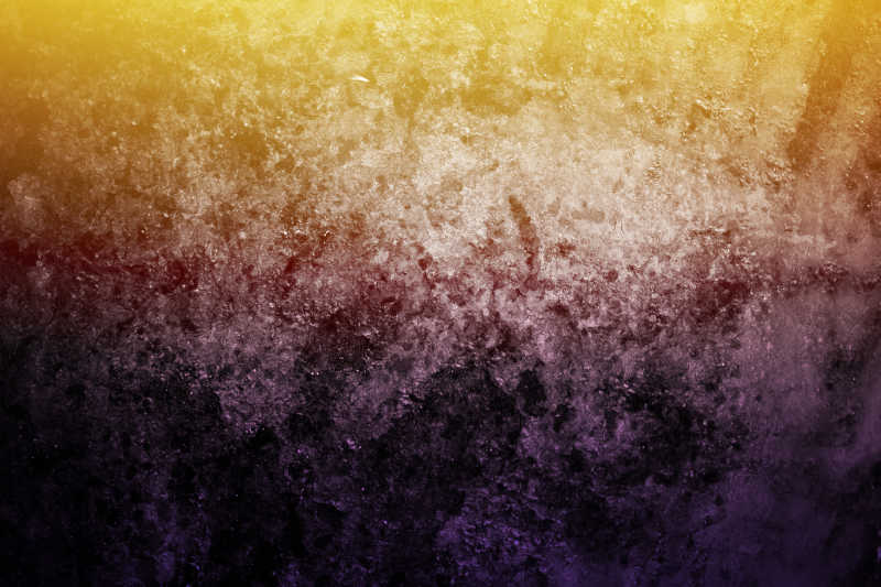 黄紫渐变的有盐渍纹理的背景