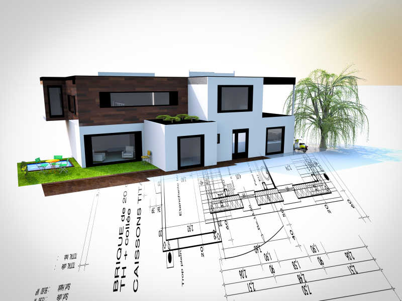 未来房屋设计图稿图片